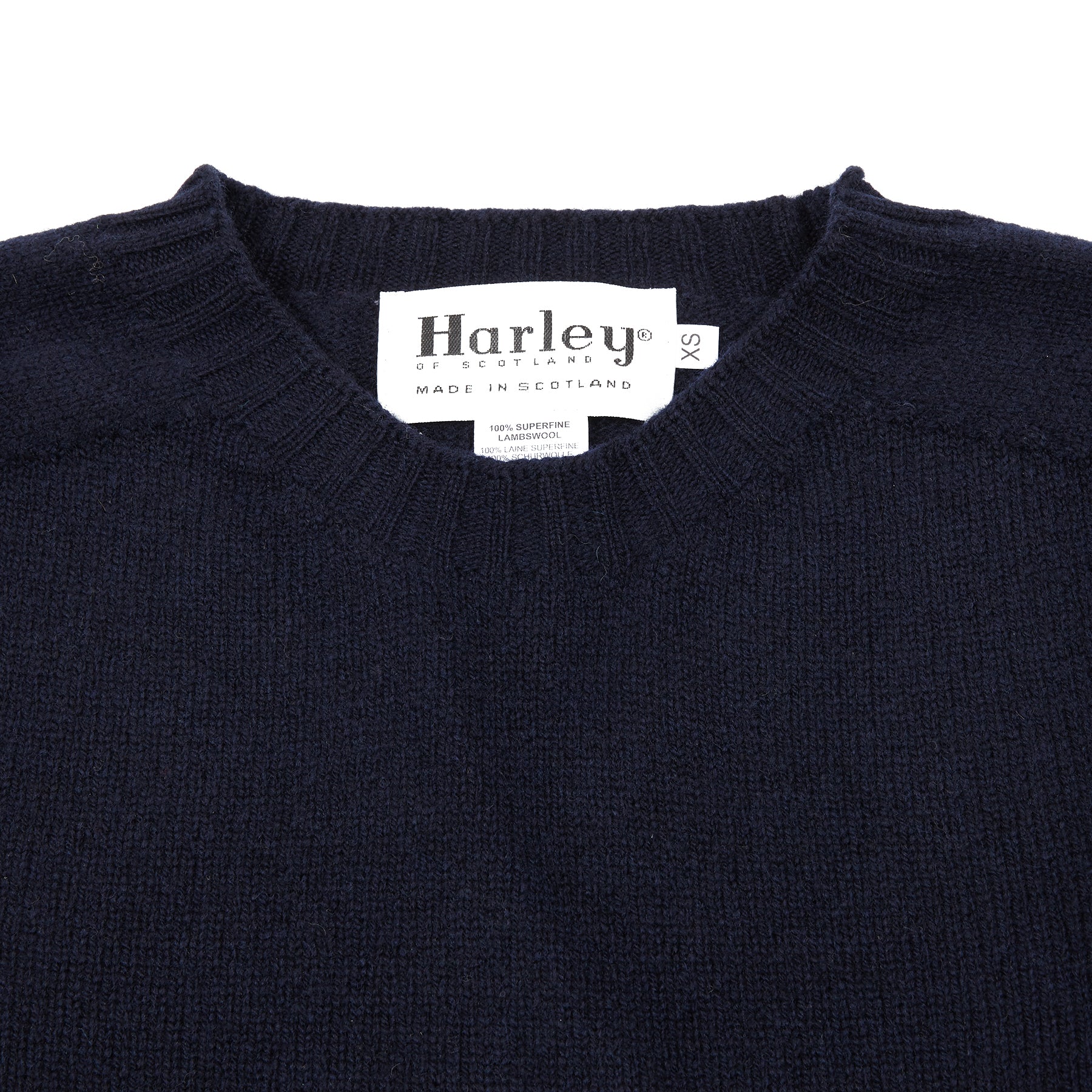 Harley Women's Crew Neck Geelong Jumper in Nero Navy