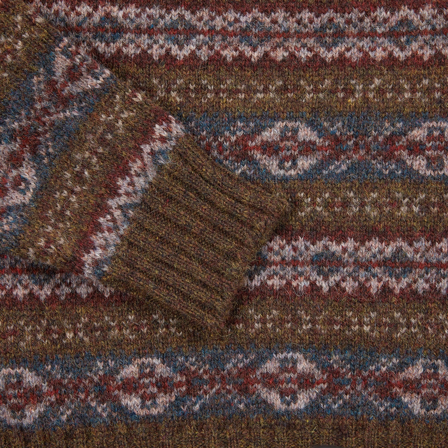 Jamieson's Fair Isle Jumper in Bracken 