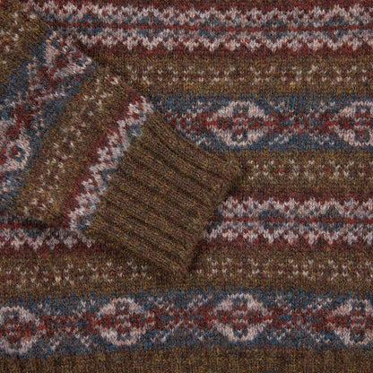 Jamieson's Fair Isle Jumper in Bracken 