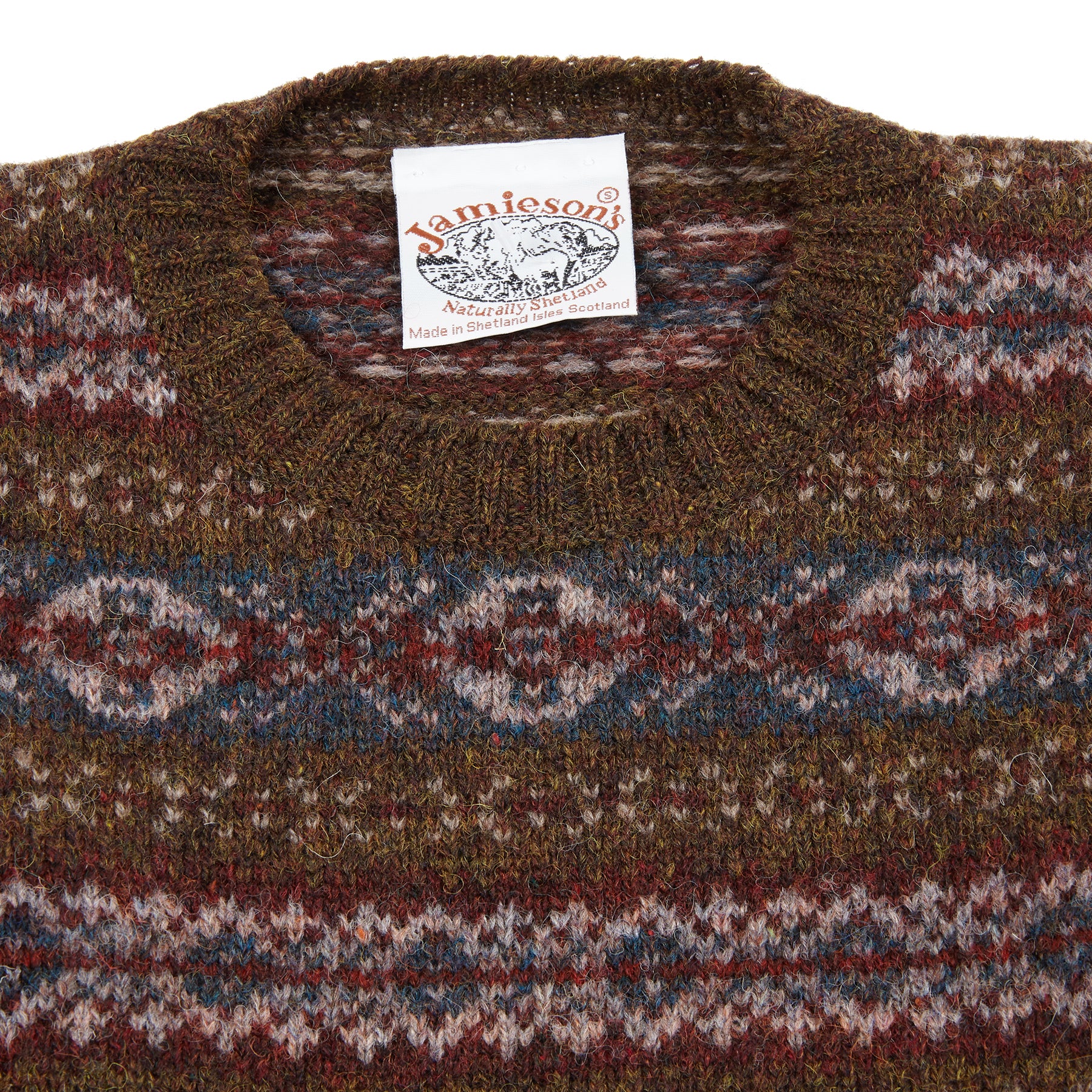 Jamieson's Fair Isle Jumper in Bracken 