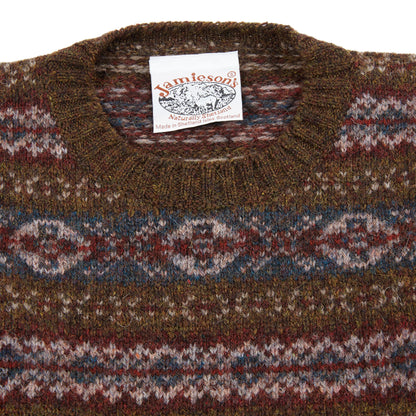 Jamieson's Fair Isle Jumper in Bracken 