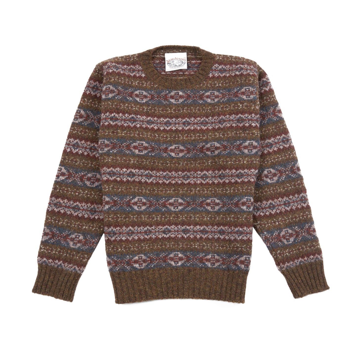 Jamieson's Fair Isle Jumper in Bracken 