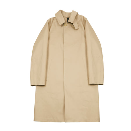 Mackintosh Oxford Bonded Cotton Raincoat in Fawn