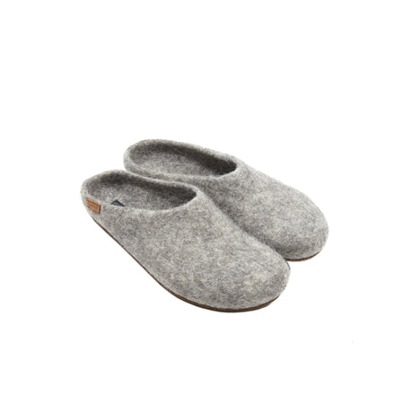 Magicfelt Grotlandschaf Wool Slippers in grey