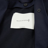 Mackintosh Dunoon GR-1002D Bonded Cotton Raincoat with Wool Liner in Navy