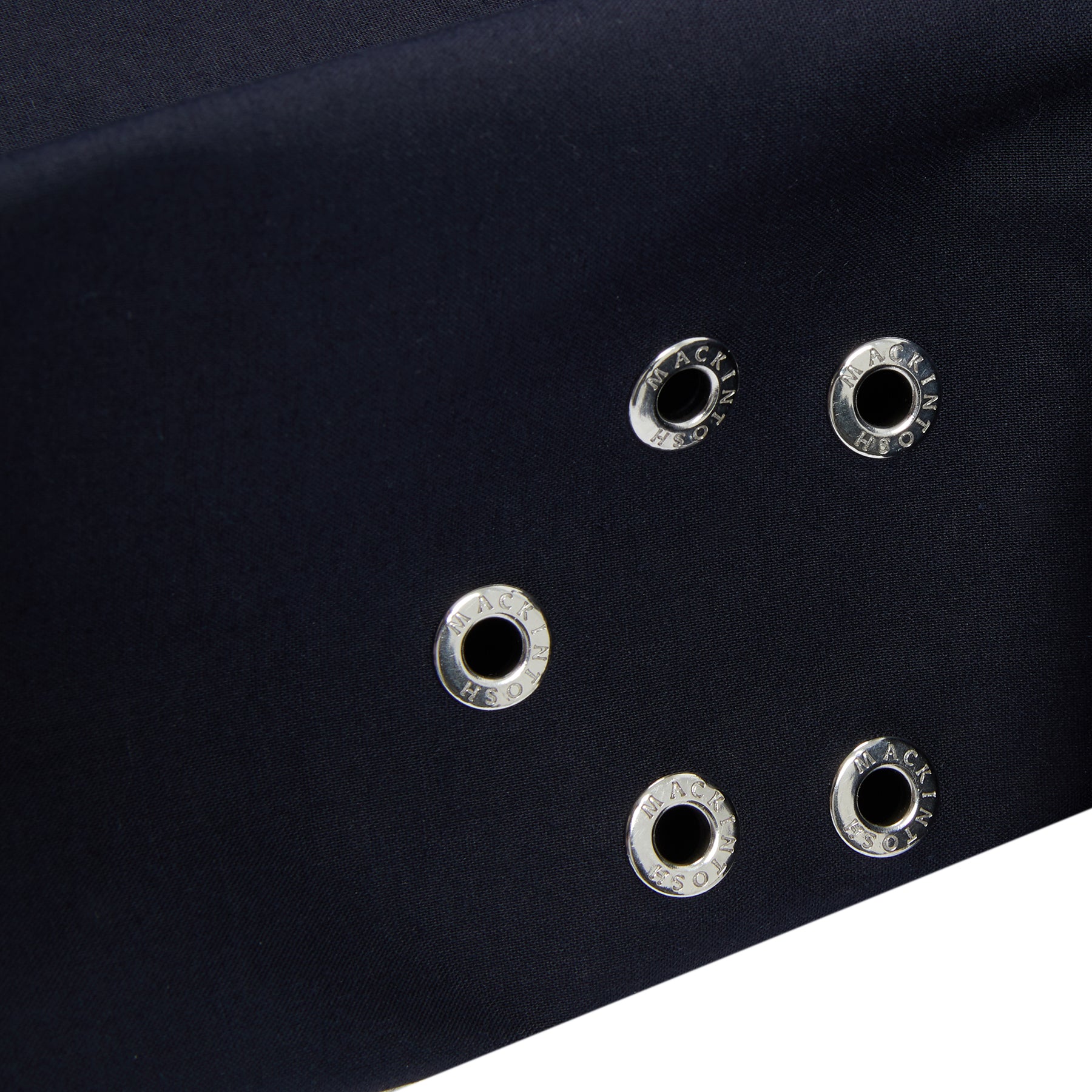 Mackintosh Dunoon GR-1002D Bonded Cotton Raincoat with Wool Liner in Navy