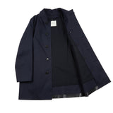 Mackintosh Dunoon GR-1002D Bonded Cotton Raincoat with Wool Liner in Navy