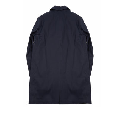 Mackintosh Dunoon GR-1002D Bonded Cotton Raincoat with Wool Liner in Navy