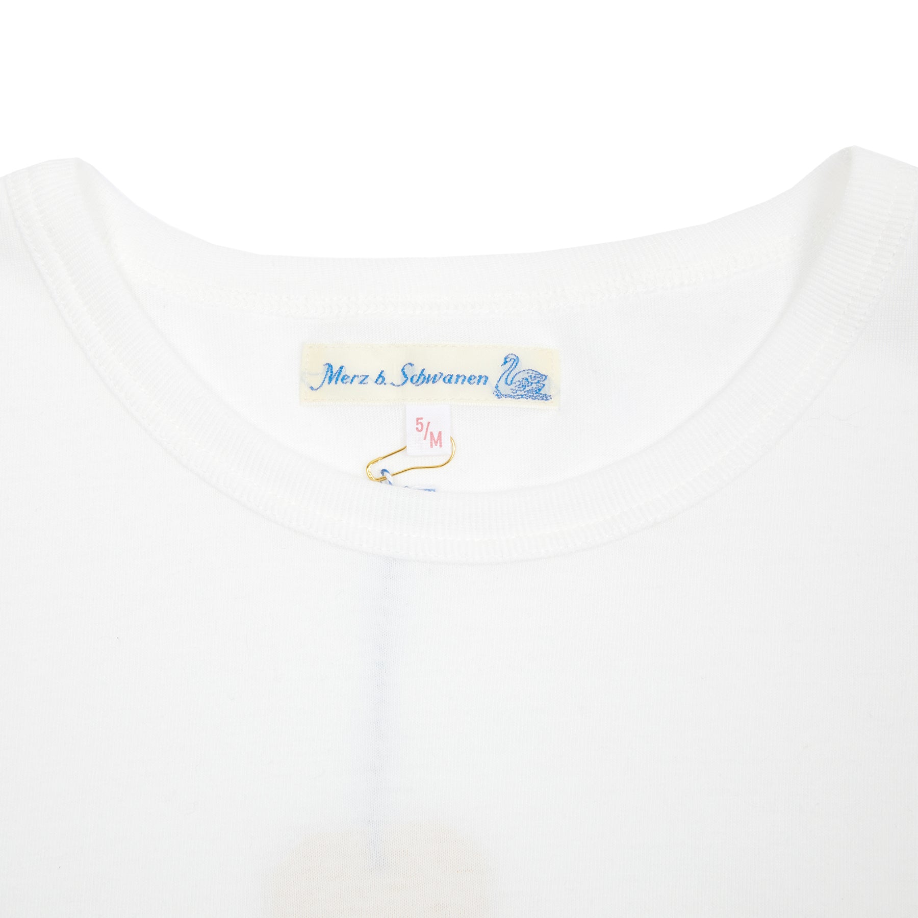 Merz b Schwanen 1950s T-shirt in White