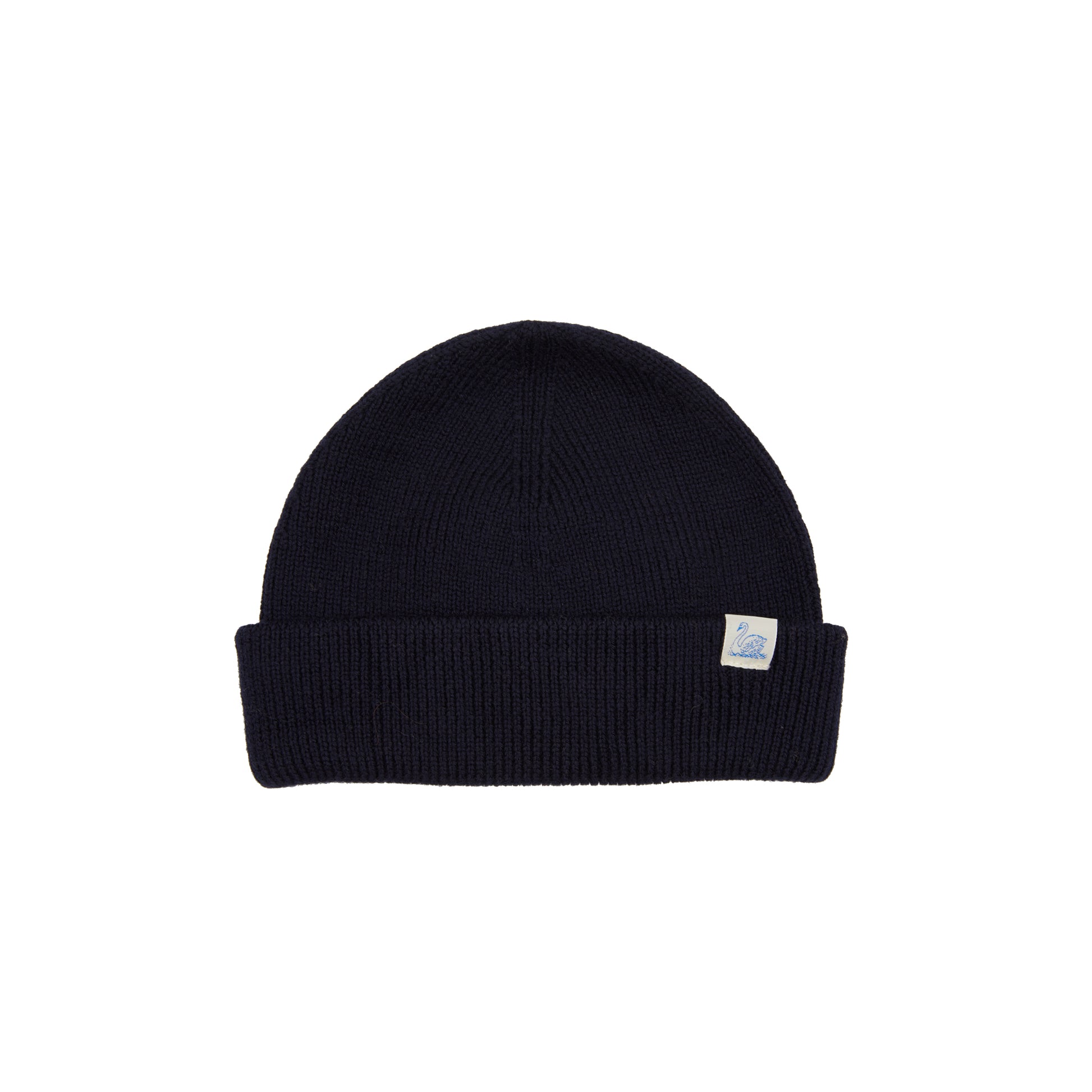 Merz b Schwanen Good Basics Beanie in Dark Navy