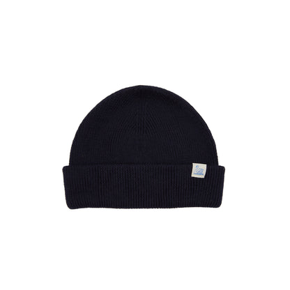 Merz b Schwanen Good Basics Beanie in Dark Navy