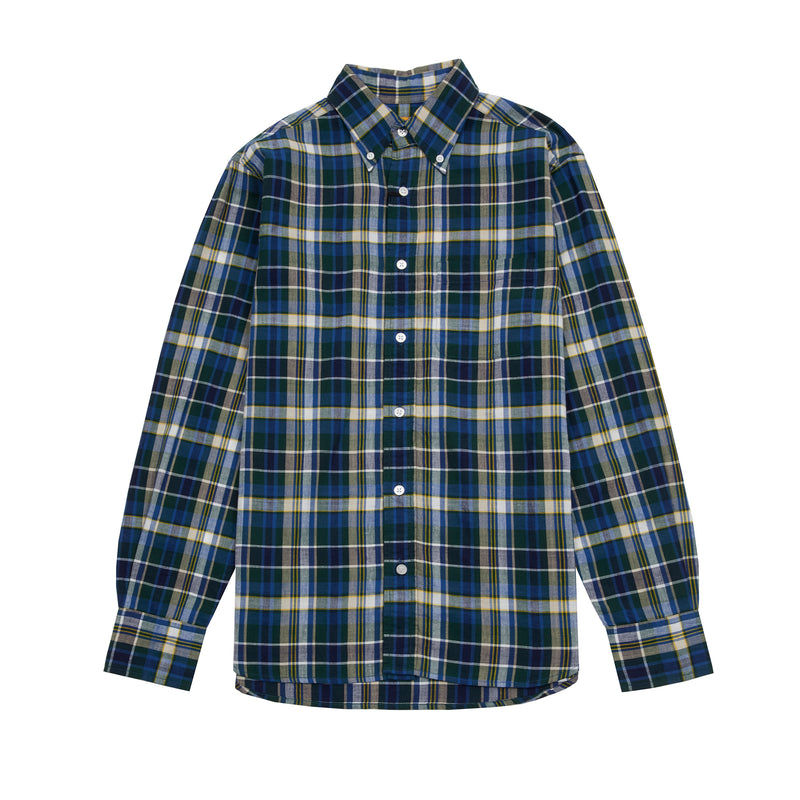 Original Madras Button-Down Shirt in Blue/Yellow – Dick's Edinburgh