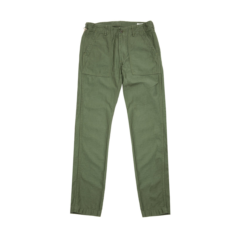 Orslow Slim Fit Fatigue Pants in Green