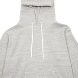 Orslow Melange Cotton Hoodie in Grey
