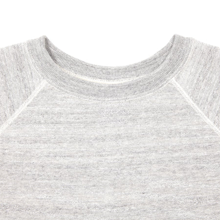 Orslow Melange Cotton Sweatshirt in Grey