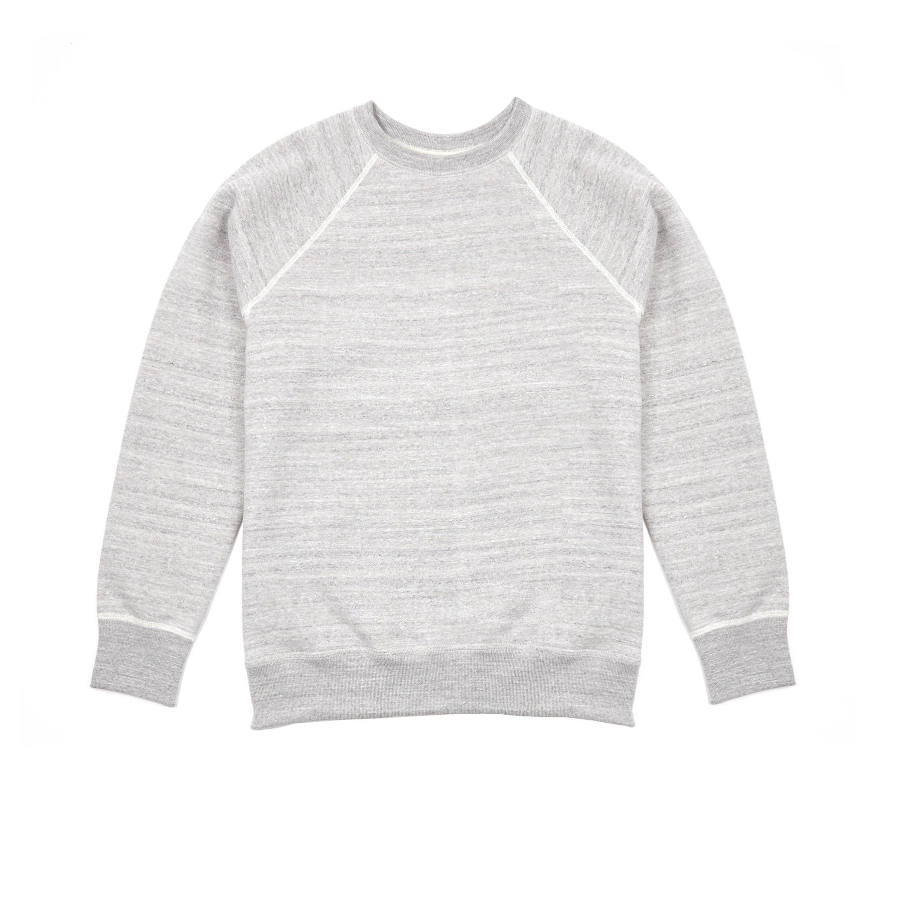 Orslow Melange Cotton Sweatshirt in Grey