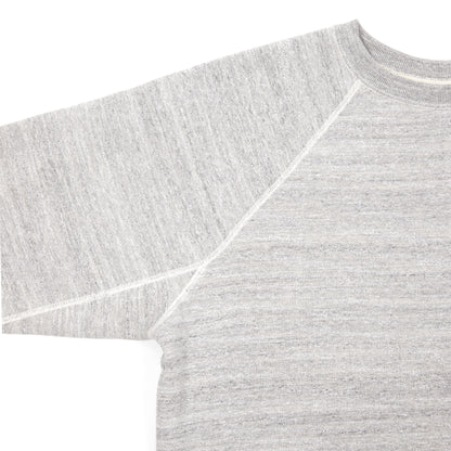 Orslow Melange Cotton Sweatshirt in Grey