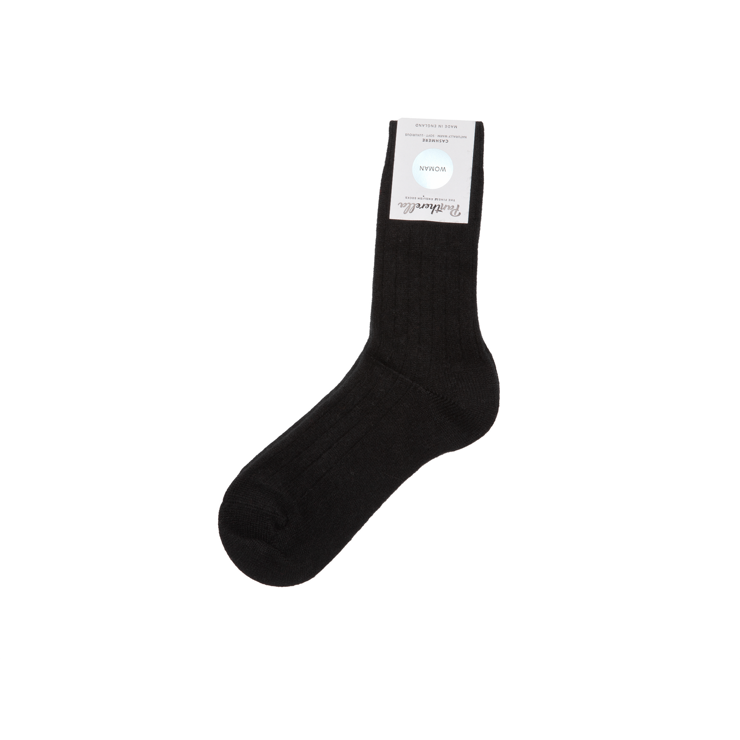Pantherella Tabitha Cashmere Socks in Black