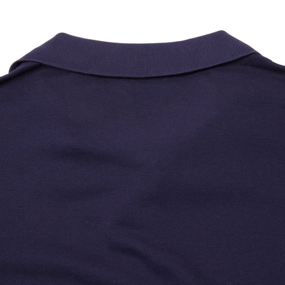 Sunspel Cotton Piqué Polo Shirt in Navy