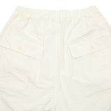 Sage De Cret Cotton/Hemp One Tuck Shorts in Off White
