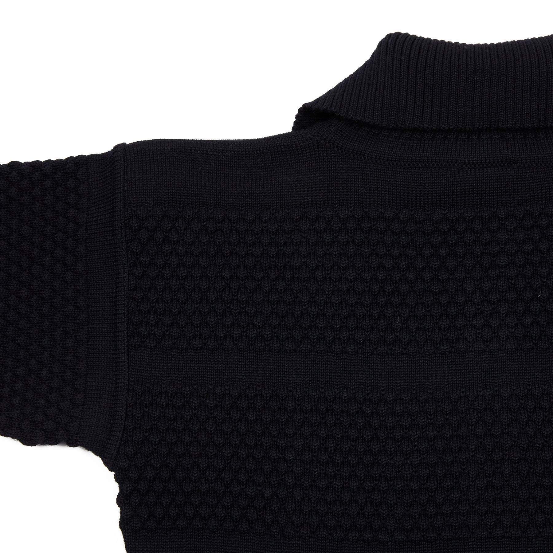 SNS Herning Fisherman Full Zip Jumper in Navy