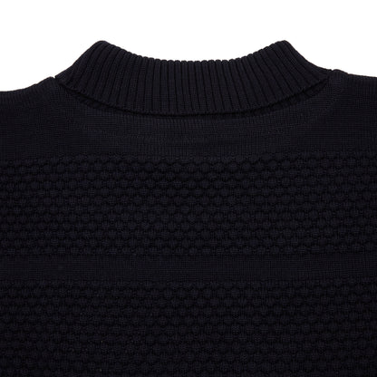 SNS Herning Crew Neck Fisherman Original Jumper in Navy