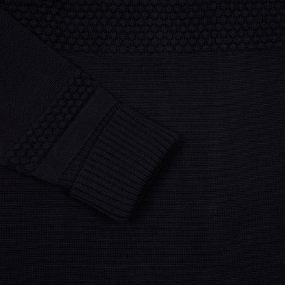 SNS Herning Crew Neck Fisherman Original Jumper in Navy
