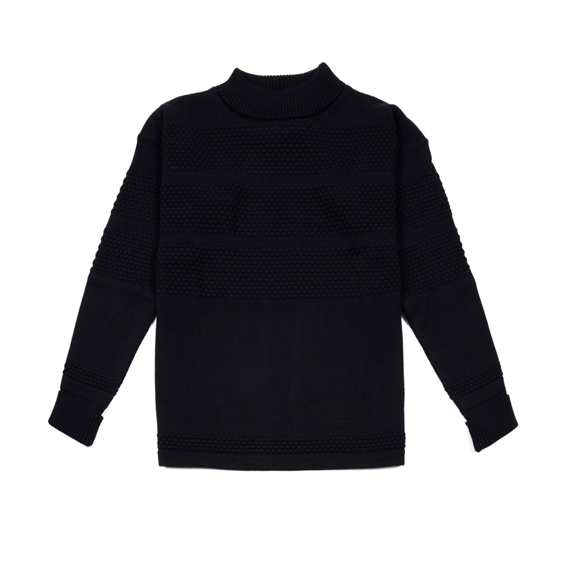 SNS Herning Crew Neck Fisherman Original Jumper in Navy
