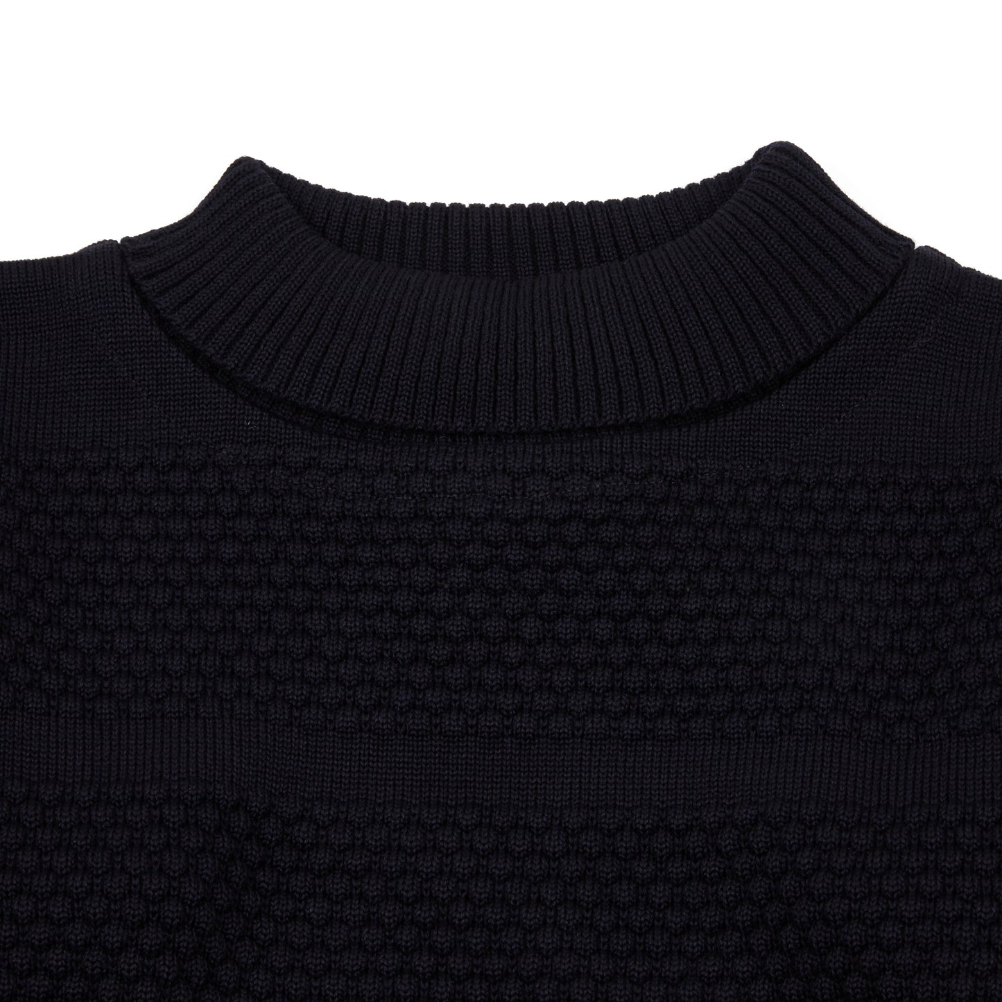SNS Herning Crew Neck Fisherman Original Jumper in Navy