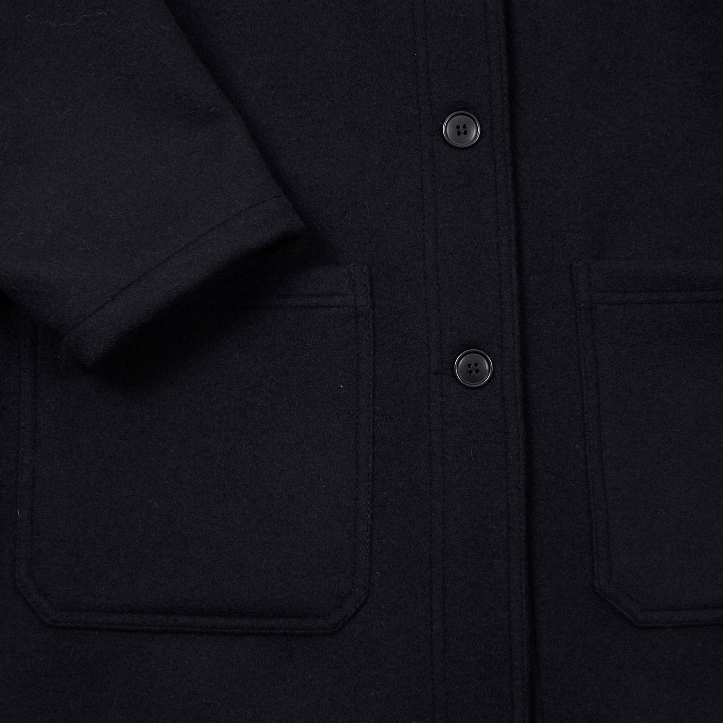 Vetra Women's 3E55/2106F Soft Wool Melton Coat in Navy