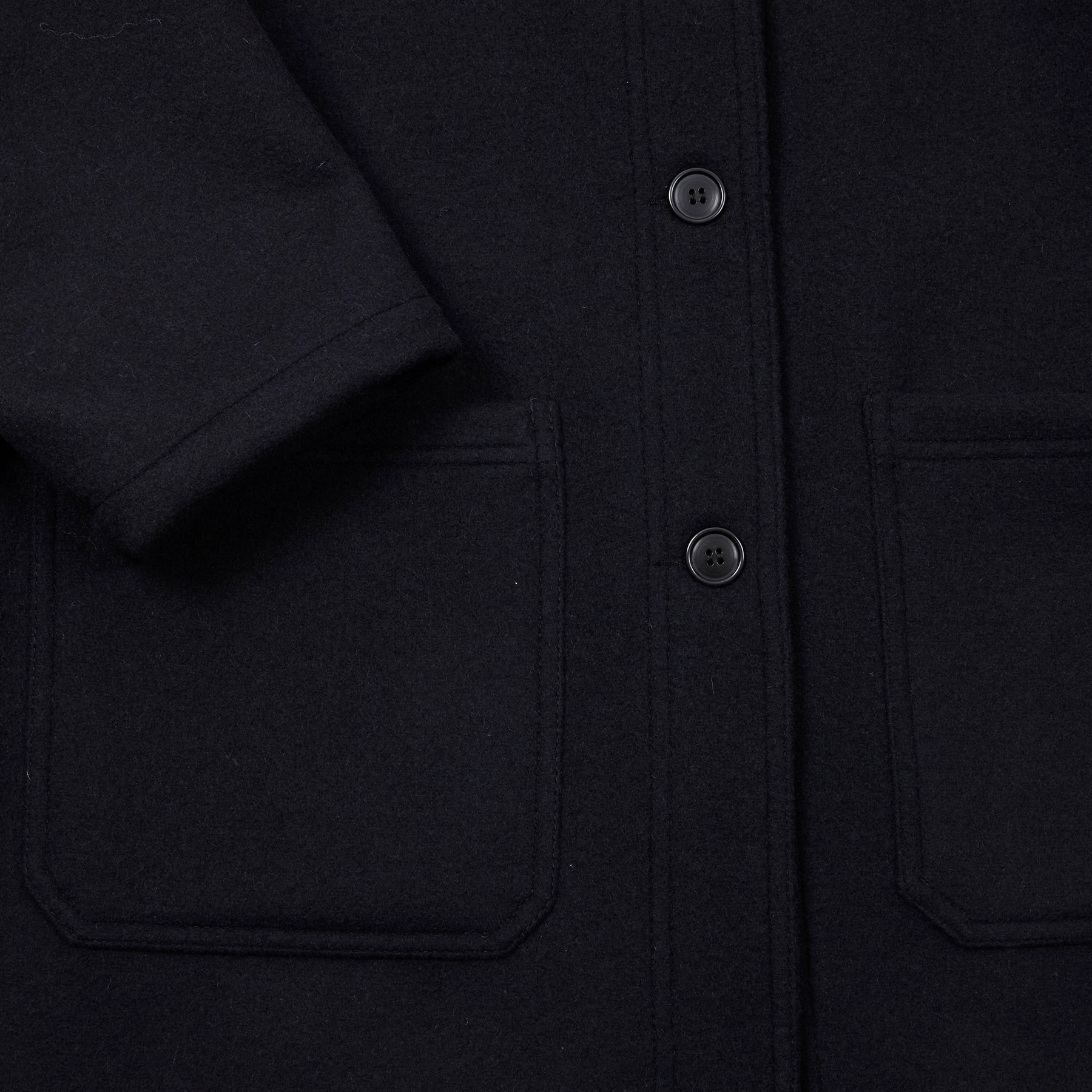 Vetra Women's 3E55/2106F Soft Wool Melton Coat in Navy