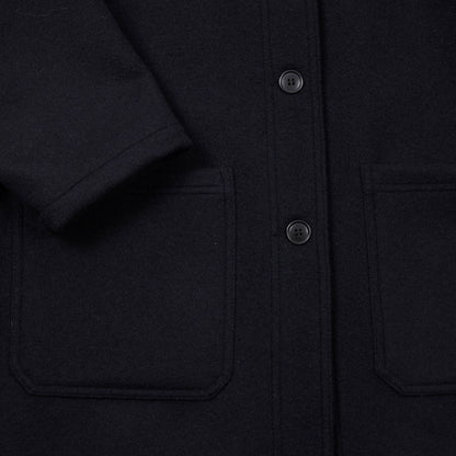Vetra Women's 3E55/2106F Soft Wool Melton Coat in Navy