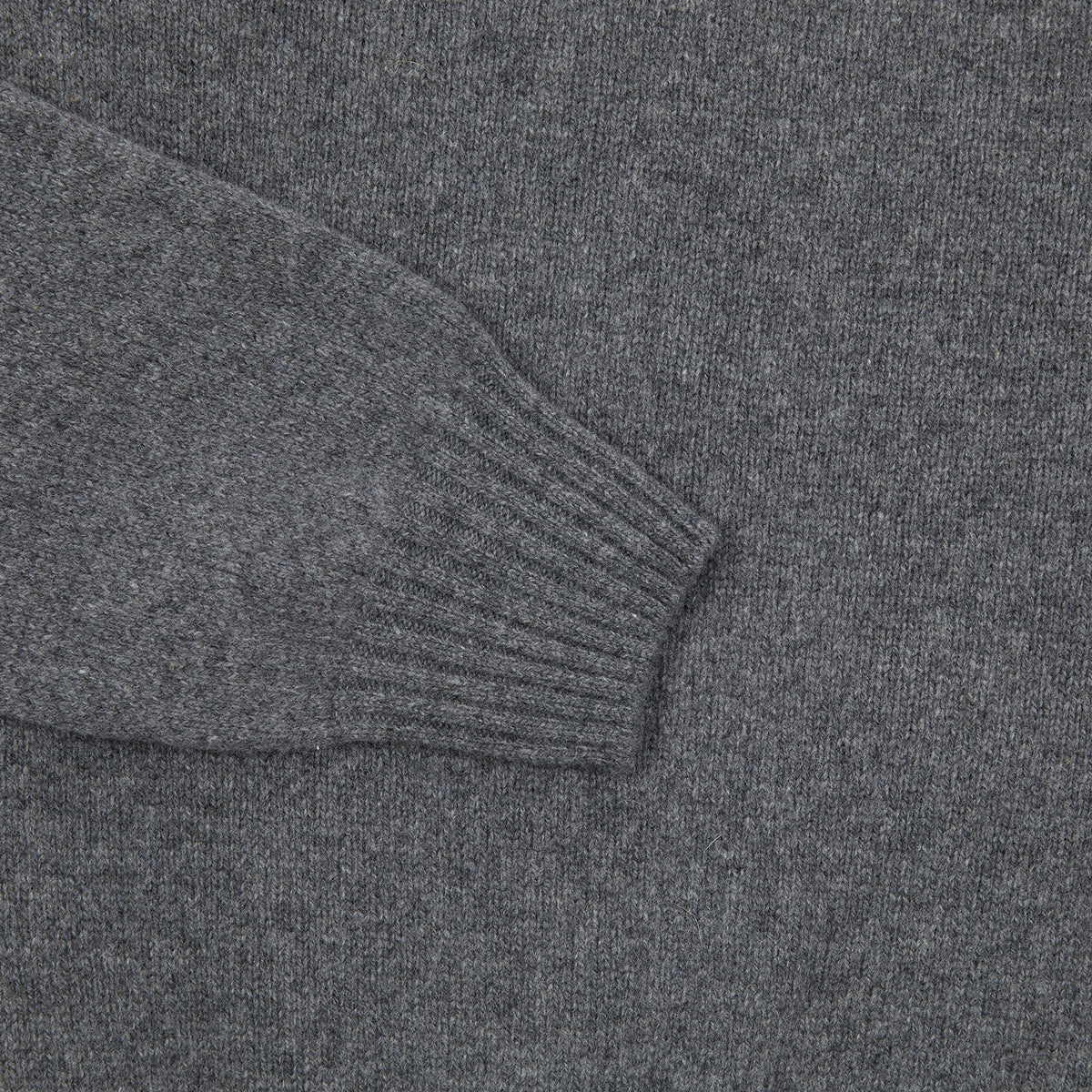 Harley Roll-Neck Geelong Lambswool Jumper in Derby Grey