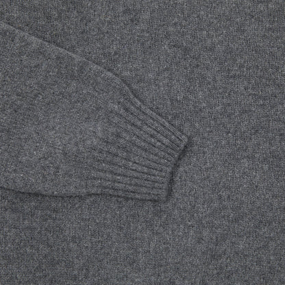 Harley Roll-Neck Geelong Lambswool Jumper in Derby Grey